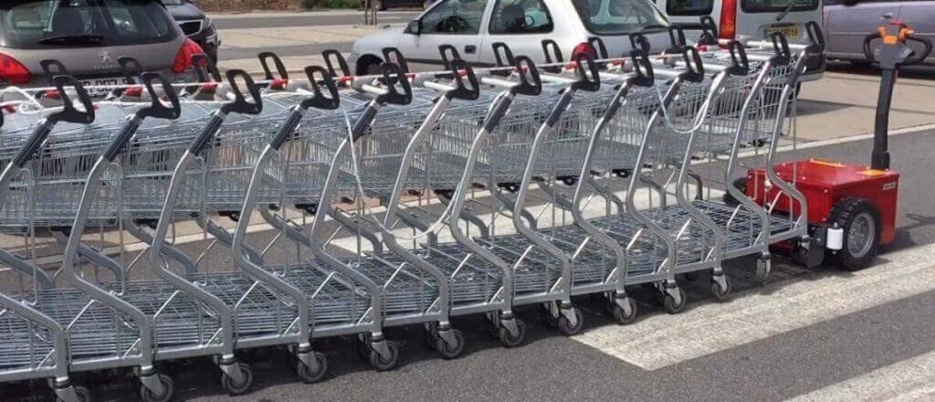 V-move grocery cart pusher or shopping cart retriever | Xerowaste.ca
