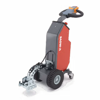 V-move M electric tug | Moves up to 3,307 lb 9 V-move S V2 LifePO4 Lithium tugger or load mover | Xerowaste Solutions