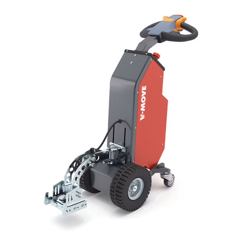 Carro eléctrico de arrastre V-Move S | Transportador de cargas de 1,300 kg V-move S V2 Empujador o transportador de carga de litio LifePO4 | Xerowaste Solutions