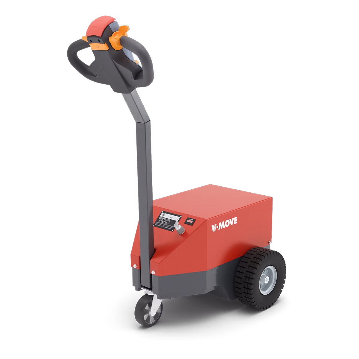 V-move M electric tug | Moves up to 3,307 lb 1 Xerowaste | V-move M view from tilting handle.