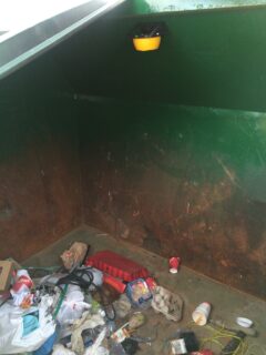 Xerowaste | Poubelle avec un capteur à ultrasons pour mesurer le niveau des déchets/recyclables