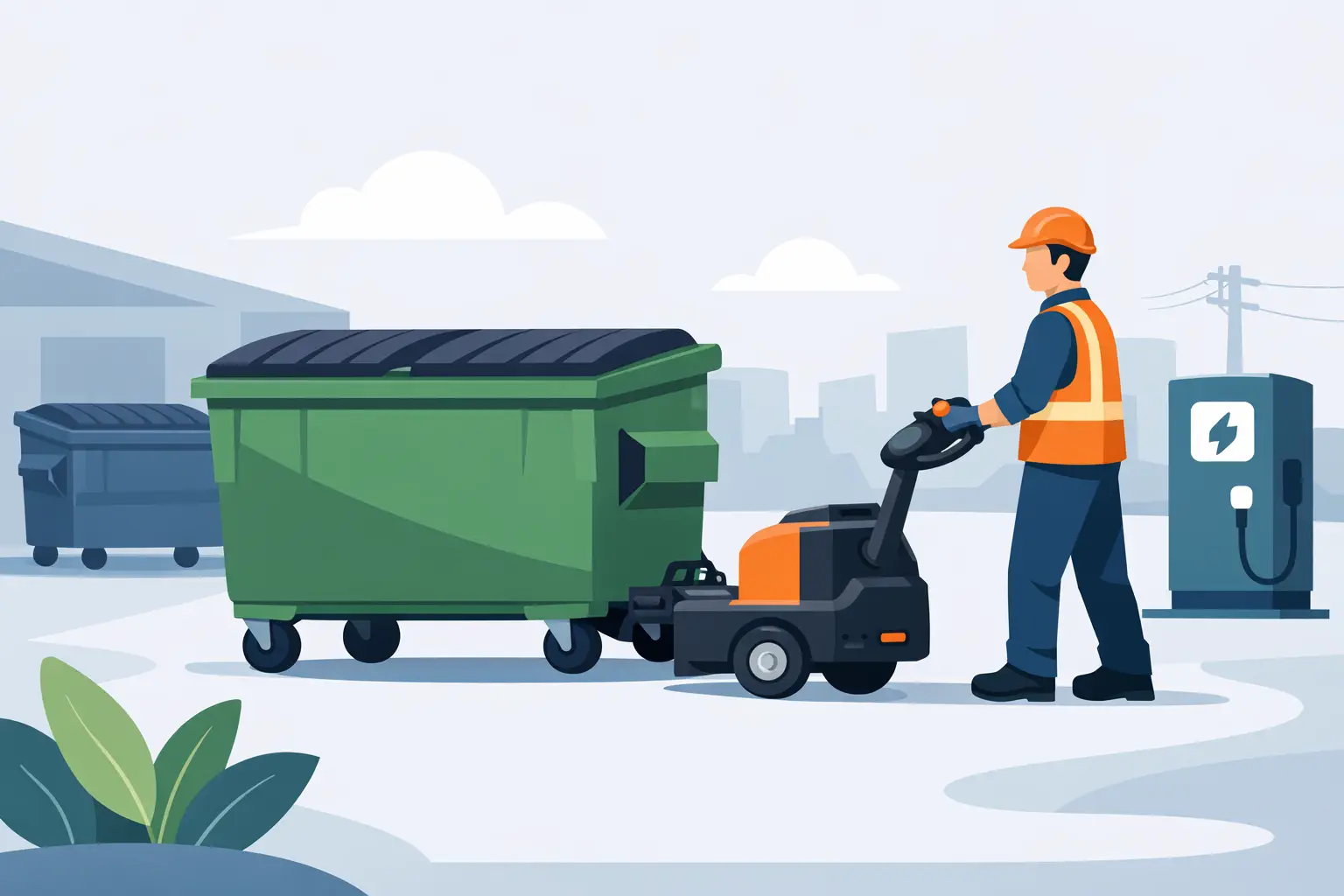 Xerowaste: Electric Dumpster Mover: What to Look For
