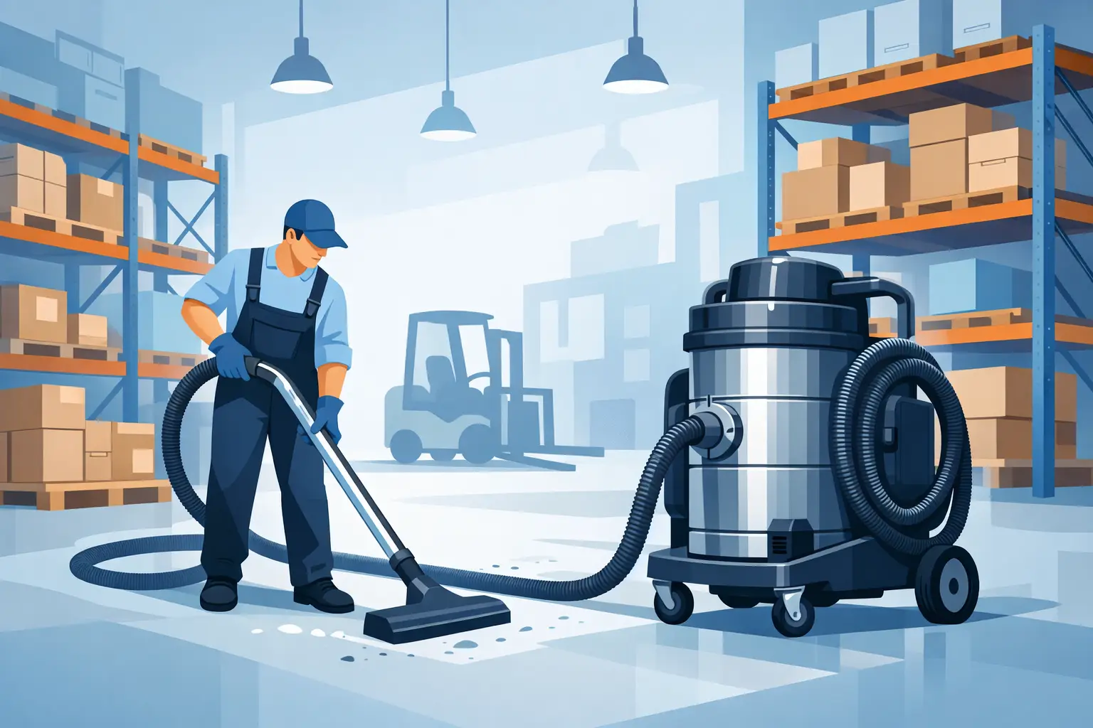 Xerowaste | Industrial Industrial Vacuum Cleaner for Warehouses